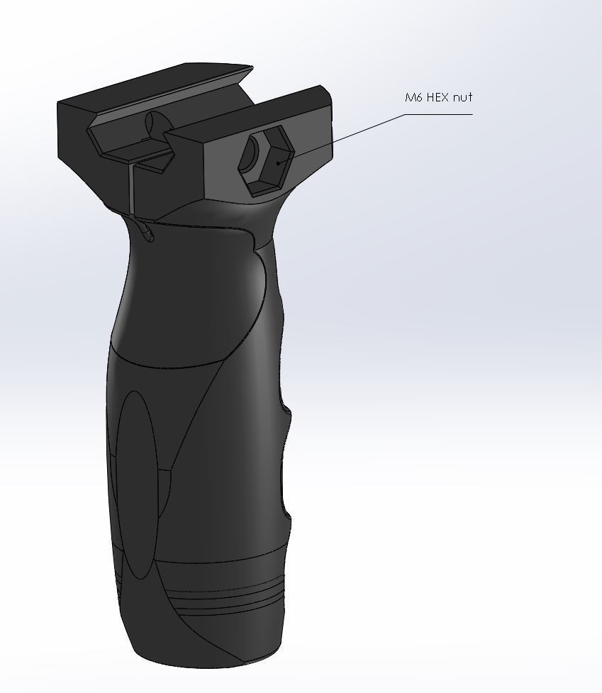 STL file Airsoft Why this airsoft grip is more resistant?・3D printer